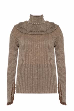 Ribbed turtleneck with ruffles, zdjęcie 1 Ribbed turtleneck with ruffles od Chloe